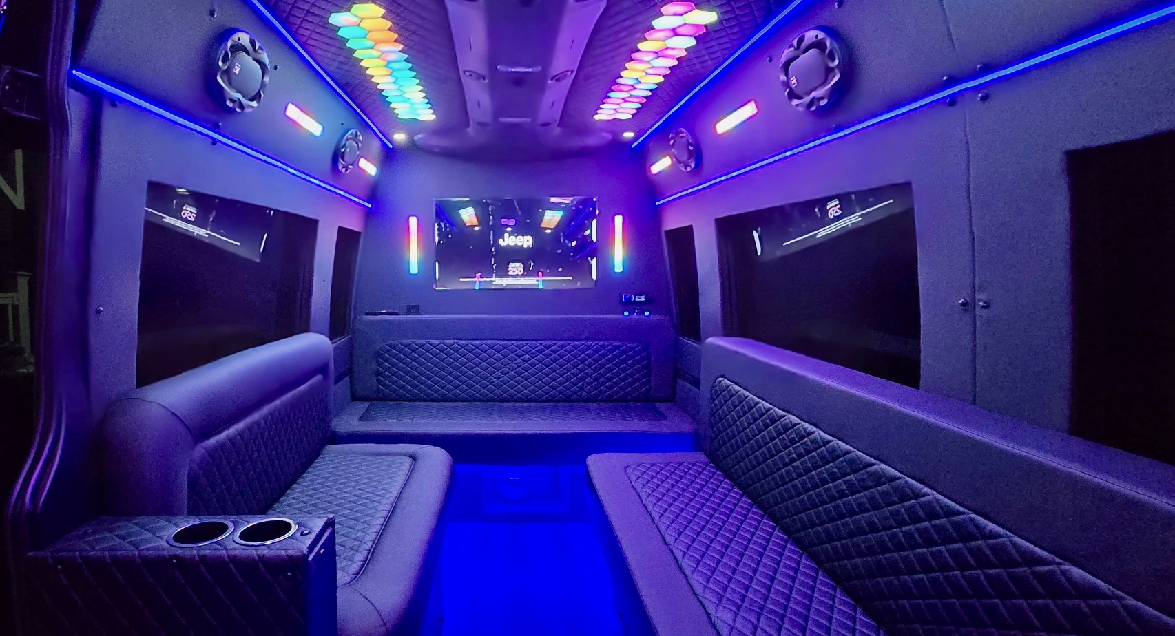 Party Bus Interior — The Titan — 44 Passengers